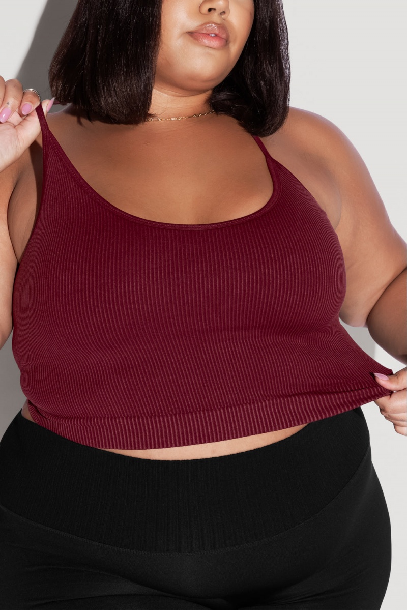 POPFLEX What's the Scoop Seamless Tank Garnet | 60HPMXUYB