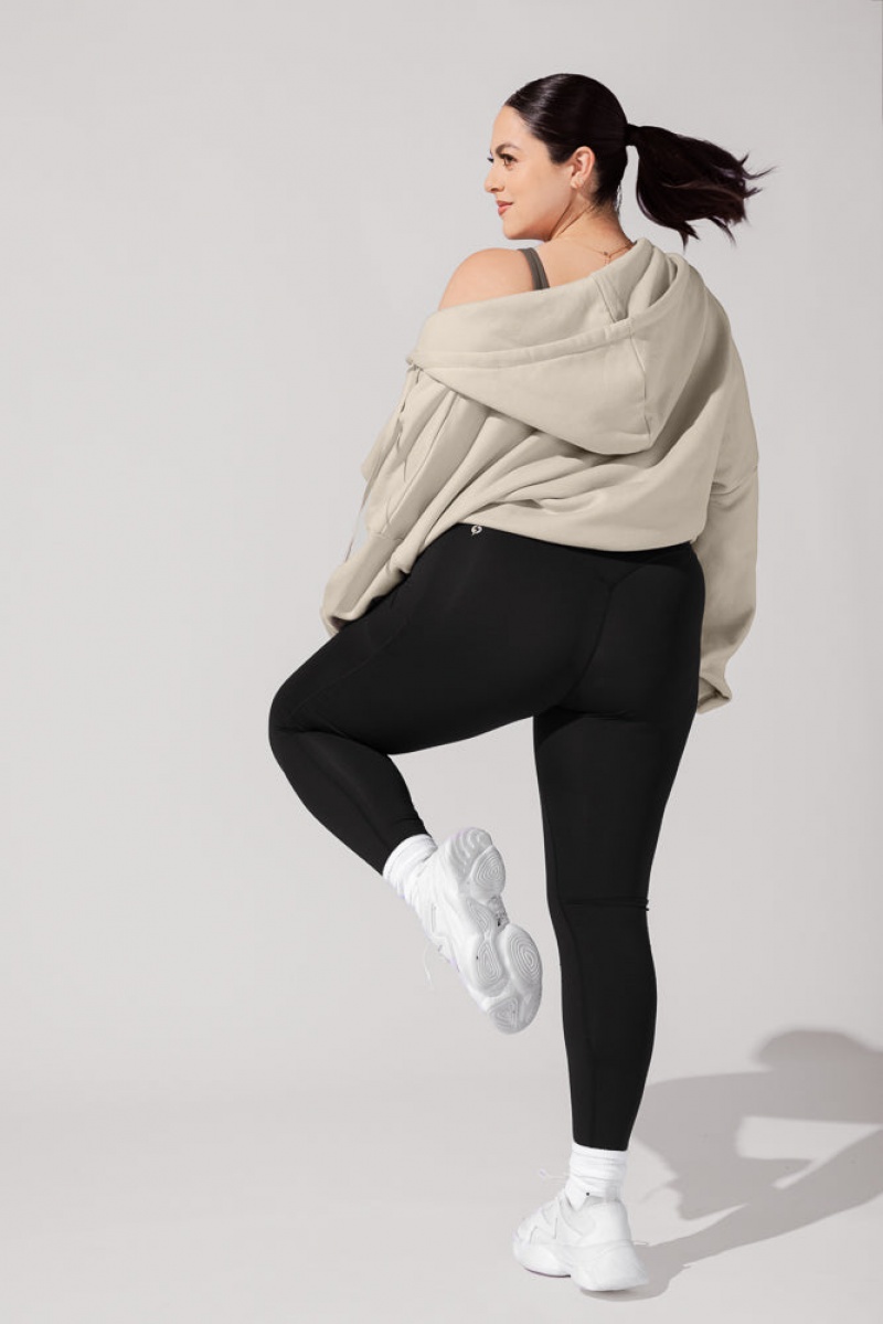 POPFLEX Zip Cloud Hoodie Seashell | 51KWGXJQD